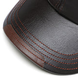 Collrown,Vintage,Leather,Baseball,Outdoor,Windproof,Adjustable,Sports