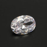 25mmx18mm,Artificial,Zircon,Round,Stunning,White,Sapphire,Gemstone,Decorations