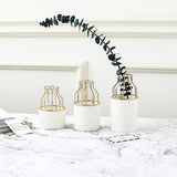 Metal,Ceramic,Flower,Garden,Plant,Succulent,Display,Stand,Holder,Vases,Decorations