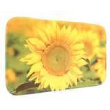 Yellow,Sunflower,Bathroom,Pedestal,Toilet,Cover,Floor,Carpet,Decor
