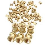 Suleve,M3BN2,100pcs,M3x5x5mm,Metric,Threaded,Brass,Knurl,Round,Insert