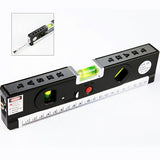 Loskii,Multipurpose,Laser,Level,Horizontal,Vertical,Measure,Aligner,Ruler,Bubbles