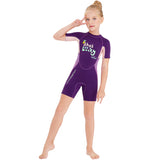 2.5mm,Neoprene,Short,Sleeve,Wetsuit,Swimming,Diving,Toddler,Child,Youth,Suits,Years