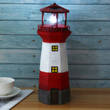 Solar,Lighthouse,Rotate,Light,Garden,Beacon,Outdoor,Decor