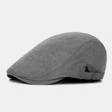 Cotton,British,Style,Street,Trend,Solid,Color,Outdoot,Casual,Forward,Beret