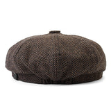 Collrown,Visor,Woolen,Blending,Newsboy,Beret,Outdoor,Casual,Winter,Cabbie