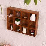 Grids,Hanging,Wooden,Shelf,Display,Shelf,Storage,Decorations