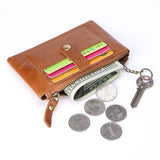 Leather,Purse,Coins