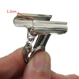 10pcs,Stainless,Steel,Silver,Bulldog,Clips,Money,Letter,Paper,Clamps