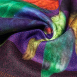Women's,Casual,Multicolor,Stripes,Round,Scarves,Shawls,Scarf