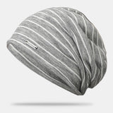 Women,Cotton,Stripe,Pattern,Solid,Color,Empty,Turban,Headband,Beanie,Knitted