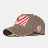 Unisex,Cotton,Classical,Casual,America,Pattern,Sunvisor,Baseball
