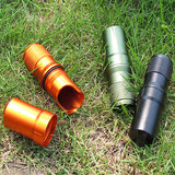 Outdoor,Survival,Waterproof,Aluminum,Canister,Emergency,Container