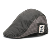 Retro,Embroidery,Cotton,Beret,Women,Casual,Forward,Peaked