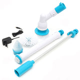 Rechargeable,Bathtub,Tiles,Power,Floor,Cleaner,Brush,Cordless,Handle,Telescopic,Cleaning,Tools,Replaceable,Brush,Heads