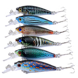 ZANLURE,6.5cm,Minnow,Fishing,Plastic,Artificia,Fishing,Hooks