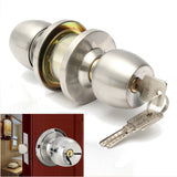 Stainless,Steel,Round,Knobs,Handle,Entrance,Interior,Passage,Entry