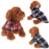 Cotton,Plaid,Stripe,Puppy,Coats,Small,Clothes,Classical,Style