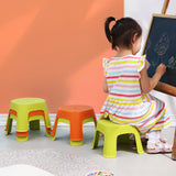 QUANGE,Colorful,Childrens,Square,Stool,Shower,Chair,Scientific,Height,Ergonomic,Design