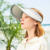 VLLICON,Feeling,Sunhat,Ourdoor,Large,Visor,Adjustable,Breathable,Sweat,Absorption,Sunhat