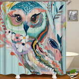 Printed,Shower,Curtain,Three,Products,Bathroom,Decor