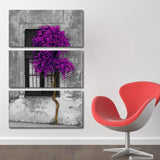 Miico,Painted,Three,Combination,Decorative,Paintings,Purple,Decoration