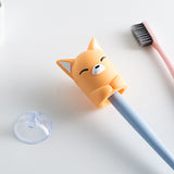 Bathroom,Animal,Shape,Waterproof,Powerful,Suction,Silicone,Toothbrush,Holder