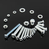 Stainless,Steel,Phillips,Round,Screws,Washers,Assortment