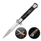 XANES,Steel,Folding,Pocket,Knife,Tactical,Survival,Tools,Multi,Blade,Holster,Wooden,Handle,Portable,Camping,Picnic,Hunting,Fishing