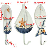 Mediterranean,Style,Pothook,Nautical,Clothes,Hooks,Hangers,Hanging,Decoration