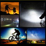 Light,Rechargeable,Lumens,Bicycle,Front,Headlight,Flashlight,Bicycle,Accessories