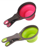 Scoop,Folding,Water,Sealing,Silicone,Collapsible,Spoon,Holder