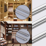 Adjustable,Stainless,Steel,Tension,Shower,Curtain,Straight