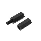 Suleve,MXNH1,Nylon,Screw,Black,Screw,Nylon,Standoff,Assortment,600Pcs