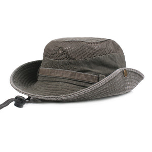 Cotton,Embroidery,Bucket,Outdoor,Fishing,Climbing,Breathable,Sunshade