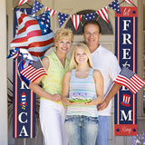 180x30cm,American,Patriotic,Independence,Decor,Banner,Porch,Front,Curtain,Party,Decoration,Stars,Couplets