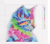 Honana,30x30cm,Cross,Stitch,Colorful,Diamond,Printing,Embroidery,Decor