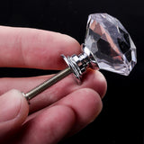 16PCS,Crystal,Glass,Cabinet,Diamond,Shape,Drawer,Cupboard,Handle,Pulls