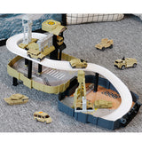 Construction,Children's,Construction,Engineering,Collection,Model,Vehicles,Metal,Tractor,Including,Shape,Track,Station