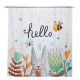 Cartoon,Waterproof,Bathroom,Shower,Curtain,Polyester,Fabric