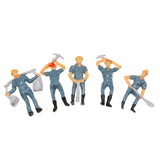 50Pcs,Scale,Model,Workers,Figures,Sandboxie,Train,Track,Railroad,People