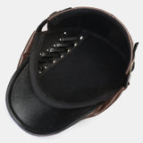 Collrown,Men's,Artificia,Leather,Beret,Casual,Newsboy,Adjustable