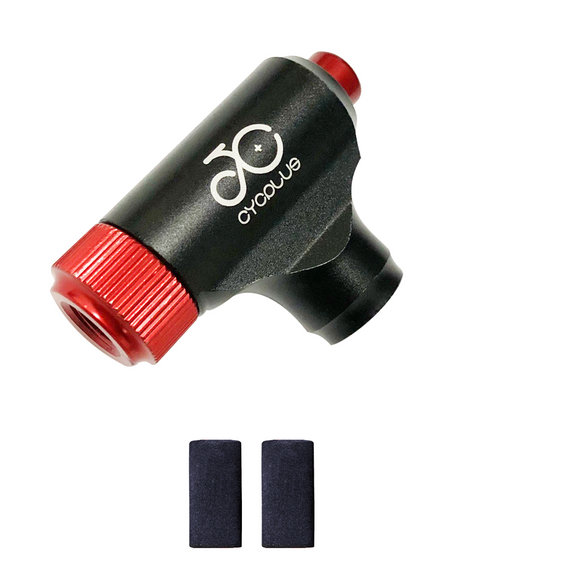 CYCPLUS,Inflator,Bikes,Quick,Presta,Schrader,Valve,Compatible,Mountain,Inflator,Accessories,Cartridges,Included