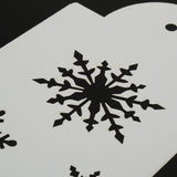 Snowflake,Stencil,Border,Designer,Decorating,Craft,Cookie,Baking
