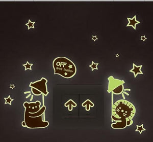 Glowing,Decoration,Shiny,Stickers,Luminescent,Stickers,Fluorescent