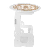 Coffee,Table,Bedroom,Balcony,Table,European,Small,Round,table,23.5cm,Storage,Organizer,Office