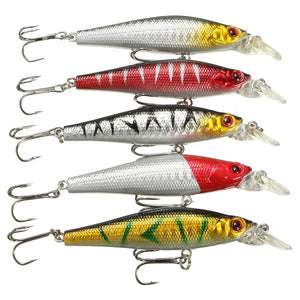 Minnow,Fishing,Lures,Crankbaits,Hooks,Tackle,Crank,Baits