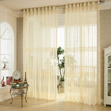 Fiber,Hollow,Tulle,Sheer,Curtains,Window,Screening,Bedroom,Living,Decor