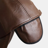 Earmuffs,Vintage,Leather,Baseball,Outdoor,Windproof,Adjustable,Sports