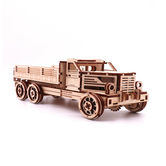 Assembly,Wooden,Truck,Birch,Truck,Model,Children,Science,Model,Building